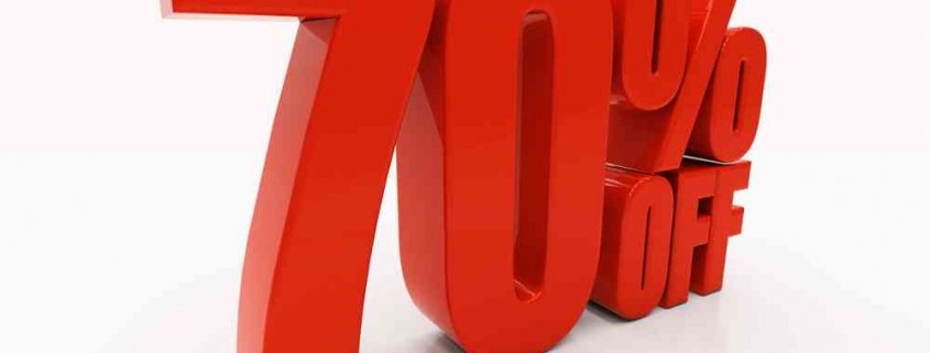 70% off mortgage interests