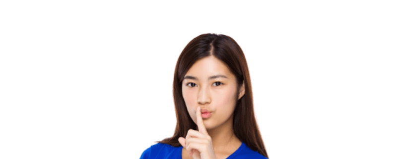 lady finger to mouth - what bankers will not tell you about home loans