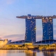 (F) Singapore home loan market - Marina Bay sands in evening