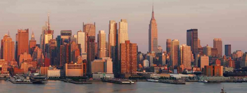 showing New York cityscape